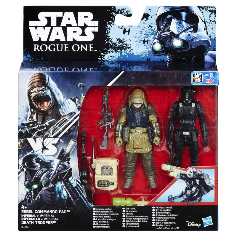 Star Wars 2-Pak Figurek B7259 Rebel  Commando Pad&Death Trooper HASBRO B7073 - 89,48 PLN