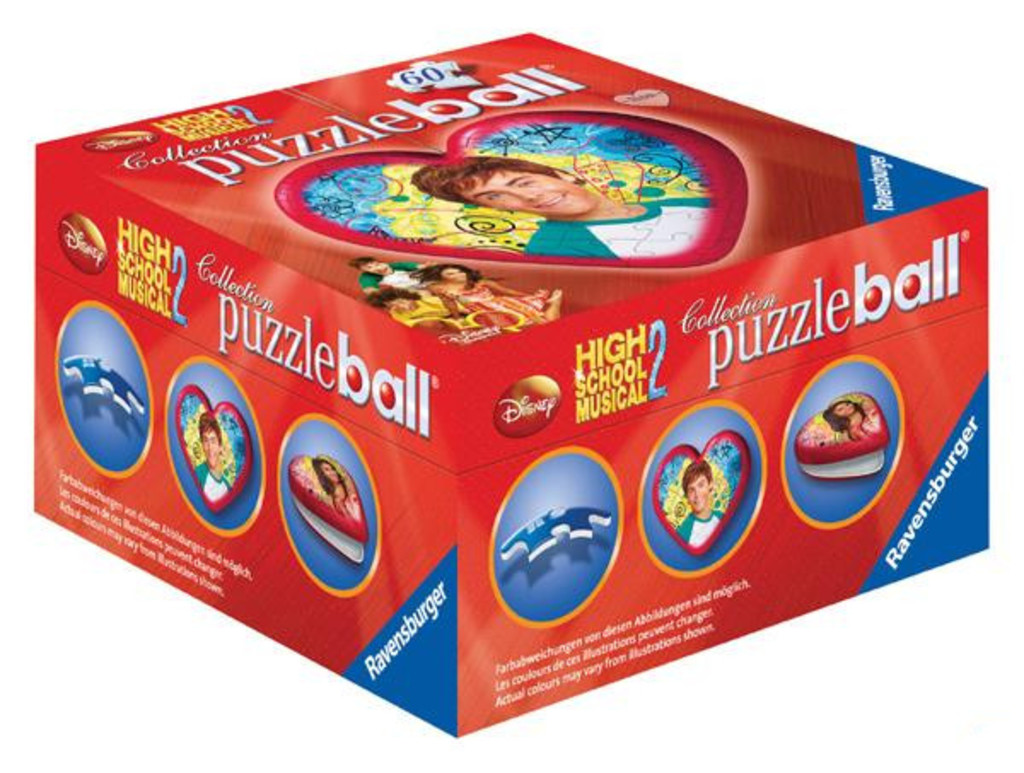High School Musical3 puzzle w kształcie serca 60el - 34,49 PLN