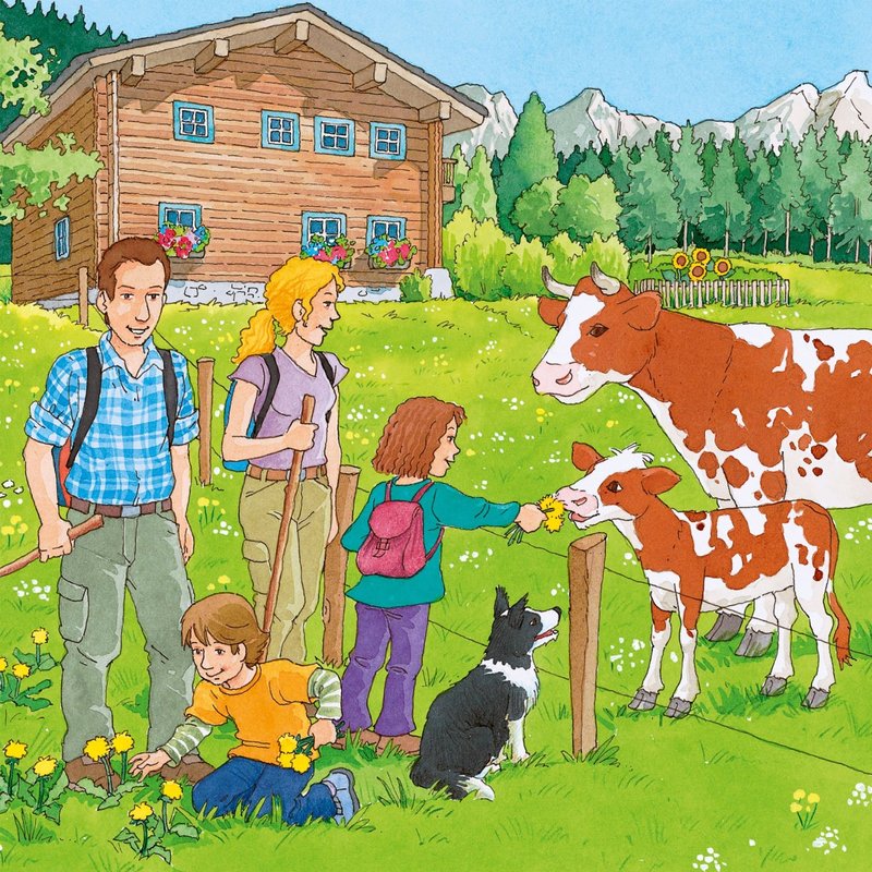 4005556092437 rodzinna wyprawa puzzle 3x49el ravensburger 092437 sklep zabawki dla dziecka mimi gry uk%c5%82adanki 1
