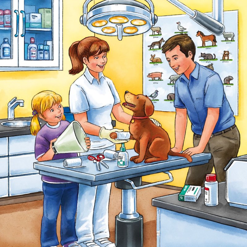 4005556094240 lecznica dla zwierz%c4%85t puzzle 3x49el ravensburger 094240 sklep puzzle uk%c5%82adanki gry zabawki dla dzieci 5lat mimi pozna%c5%84 3