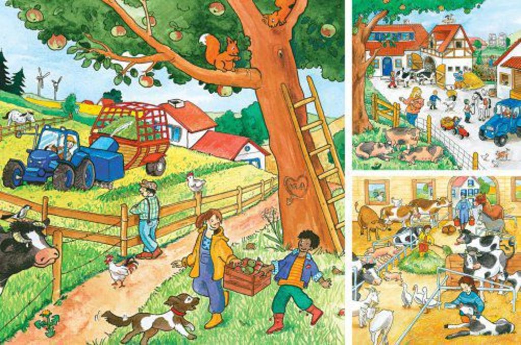 4005556092611 zycie i praca w gospodarstwie 3x49el 092611 ravensburger sklep zabawki poznan mimi1