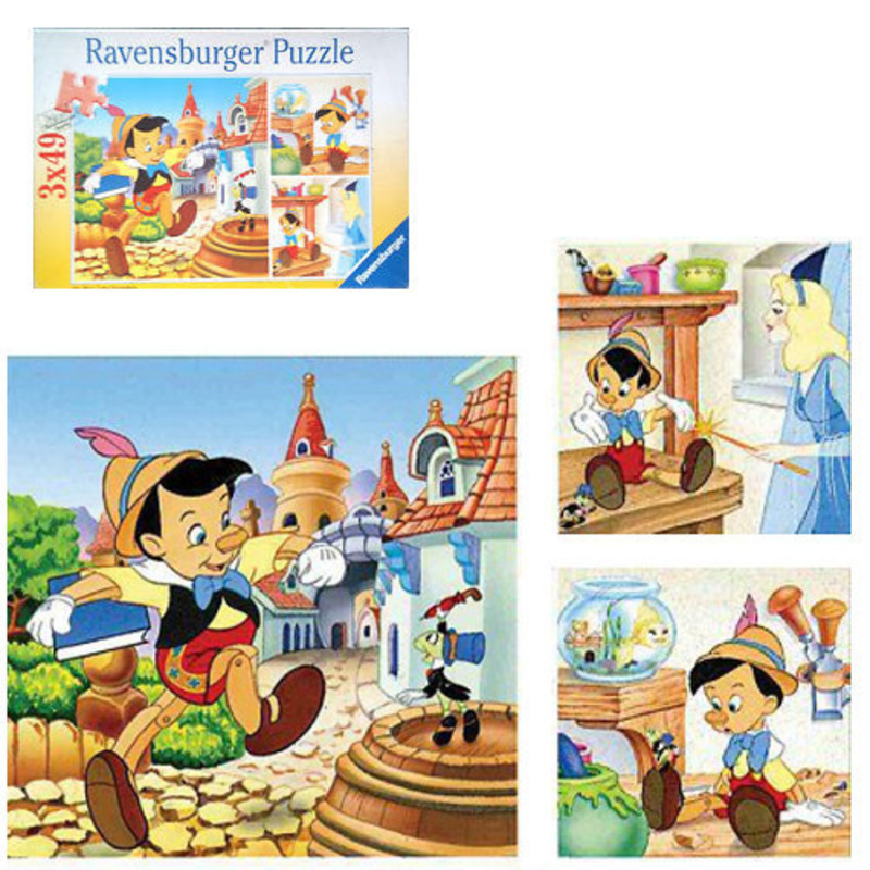 4005556092413 pinokio 3x49el 092413 ravensburger sklep zabawki poznan mimi2