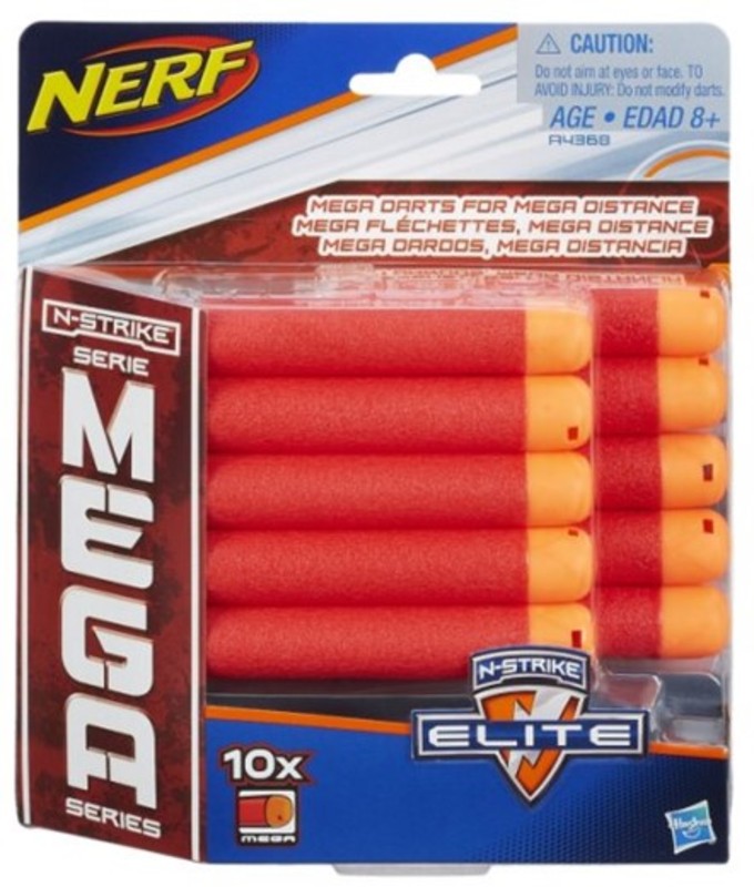 NERF N-Strike Mega A4368 10 strzałek Dart HASBRO - 18,55 PLN