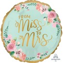 Komplet 5 balonow from miss to mrs