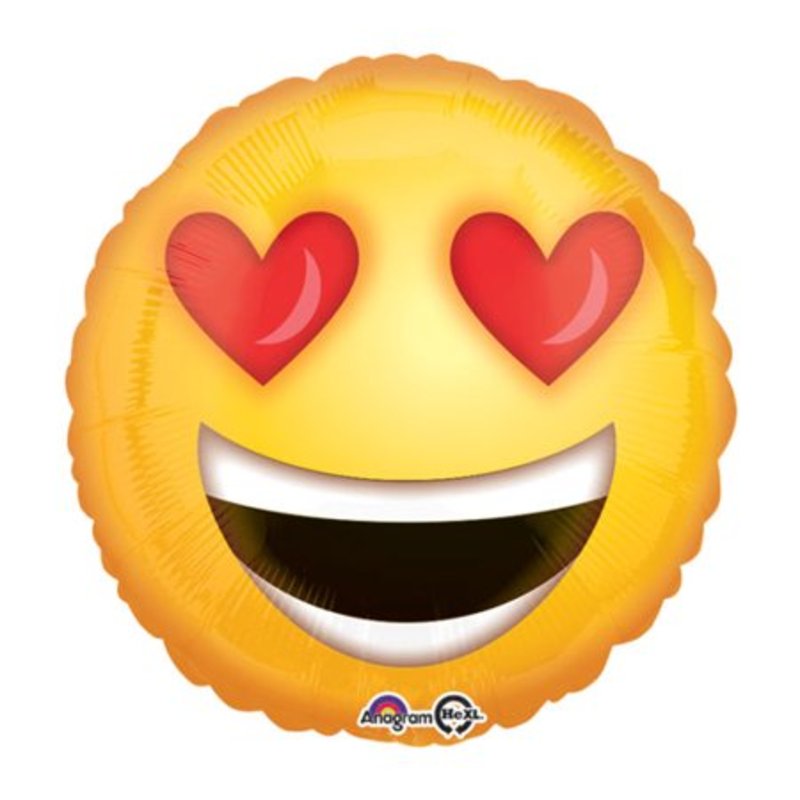 Celebrations 18c Love Emoticons 43cm cena z napelnieniem - 16,99 PLN