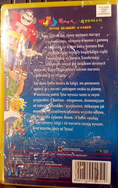 Tytus romek i atomek wsr%c3%b3d zlodziei marze%c5%84 vhs1